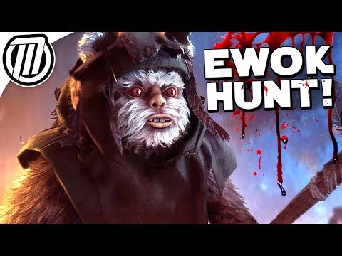 Star Wars Battlefront 2: EWOK HUNT Gameplay - Surviving a Night on Endor