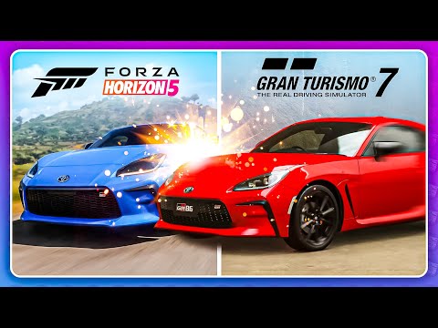 Forza Horizon 5 VS Gran Turismo 7 - БОЖЕСТВЕННОЕ СРАВНЕНИЕ!