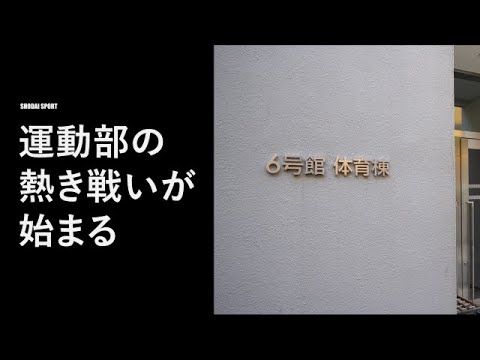 運動部の熱き戦いが始まる。 SHODAI SPORTS