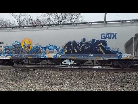 Rio Grande Hopper Trails Long Westbound With Loads of Great Graffiti!