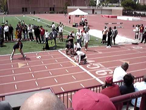 2006 Pro Day Reggie Bush 40 Yard Dash - 4.33 and 4.37 runs