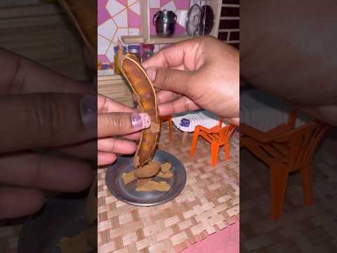 आंबट गोड चिंच #sweet and sour tamarind #mini #miniaturecooking #asmrcooking #viralvideo #ytshorts