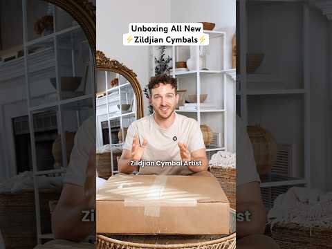 Unboxing All New Zildjian Cymbals⚡️#drums #zildjian #drummer #drumming #drum #unboxing #musician