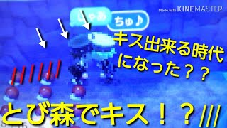 ｢とび森｣⚪⚪とキス？！///とび森でキスが出来るようになった？💛
