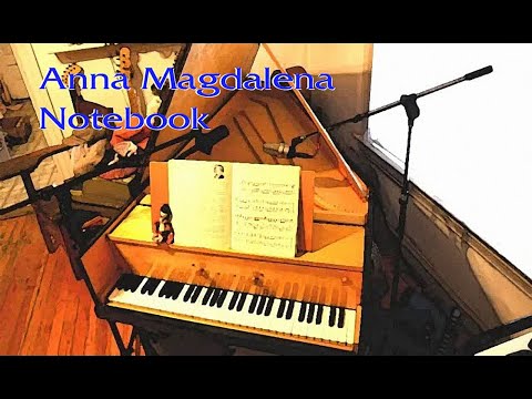ANNA MAGDALENA BACH NOTEBOOK Selections- Harpsichord: NEIL SLADE, Art: JULIA LU