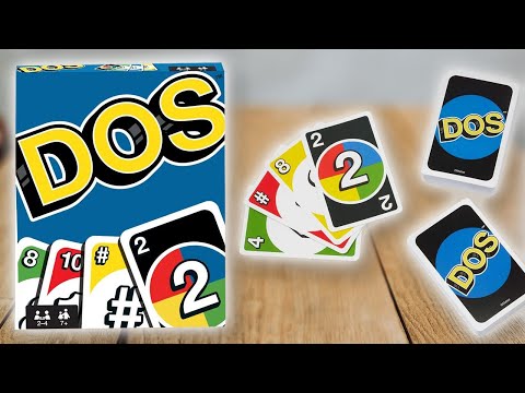 DOS CARD GAME - TV Game Rules (German Instructions) - MATTEL GAMING (UNO Original)