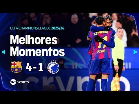 Gols e lances de Barcelona x Copenhagen