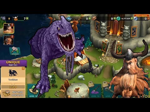 Dragons: Rise of Berk - New Update - PURPLE DEATH | Unlimited Money & Rune | Android Gameplay FullHD