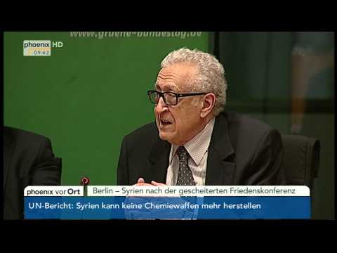 Syrien nach Genf II - Diskussion mit Brahimi & Fischer am 27.02.2014