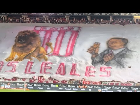 "HINCHADA PINCHA RATA - Copa de La Liga 2024 - TELON BILARDO" Barra: Los Leales • Club: Estudiantes de La Plata • País: Argentina