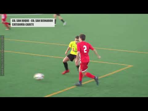 FUTBOL CADETE CD SAN ROQUE VS CD SAN BERNARDO 7 NOVIEMBRE 2019