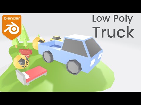 Let's Model a Low Poly Truck in- Blender 2.9 - Ep. 4