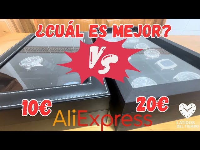 Vídeo relacionado con SONGMICS Caja de Relojes con 10 Compartimentos, Estuche de Relojes con Tapa de Cristal, Cojín Extraíble, Cierre Metálico, Regalo, Cuero Sintético Blanco Nube y Forro Beige Capuchino JWB010W01
