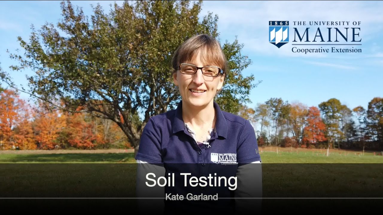 Soil testing at the University of Maine