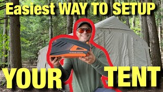 Fastest EASIEST Way to SETUP YOUR TENT Shark 3 GIVEAWAY