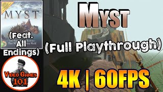 Myst Playthrough | All Endings | 4K 60FPS | Video Games 101