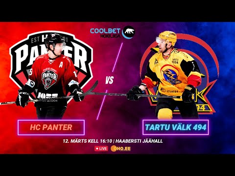 Coolbet Hokiliiga Poolfinaal: HC Panter vs. Välk 494 - eestikeelne