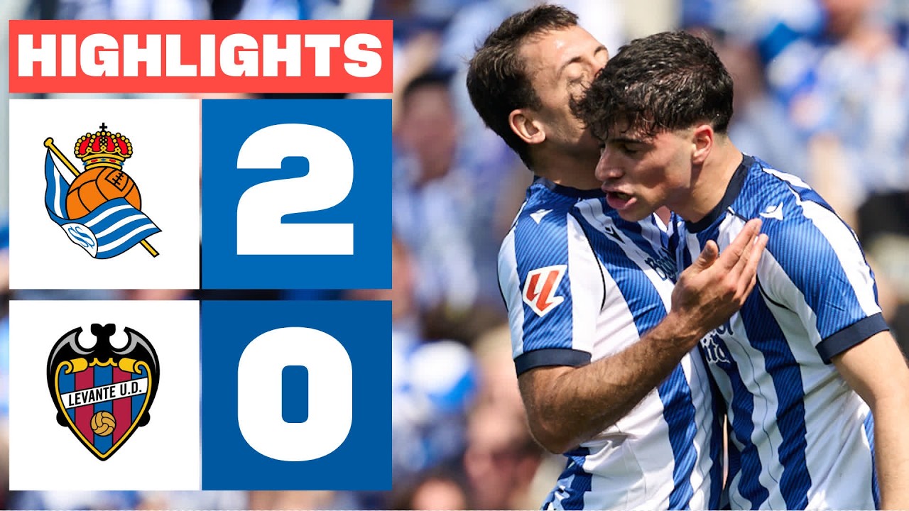 Real Sociedad vs Levante UD Highlights