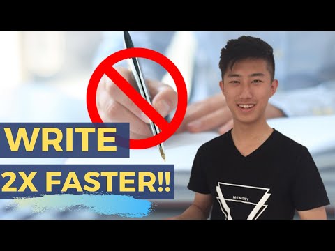 Write 2x FASTER with these Two Methods!!