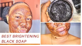 Best Brightening Black Soap, that works perfectly on the skin