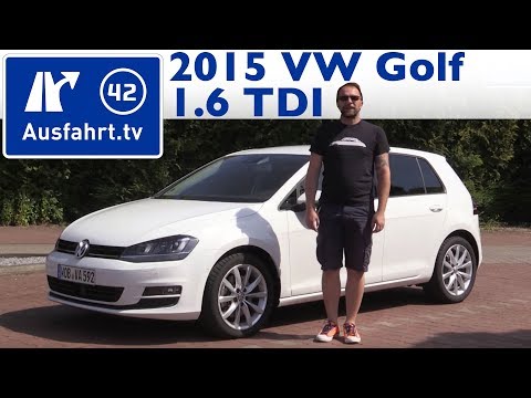 2015 Volkswagen Golf 1.6 TDI BlueMotion Technology - Kaufberatung, Test, Review