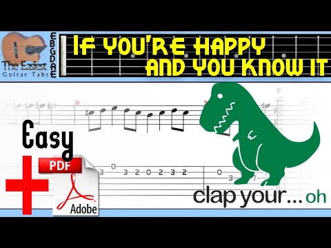 If You're Happy and You Know It Guitar Tab If You're Happy and You Know It Guitar Tab