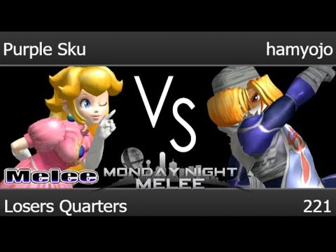 MNM 221 - Purple Sku (Peach) vs SD | hamyojo (Sheik) Losers Quarters - Melee