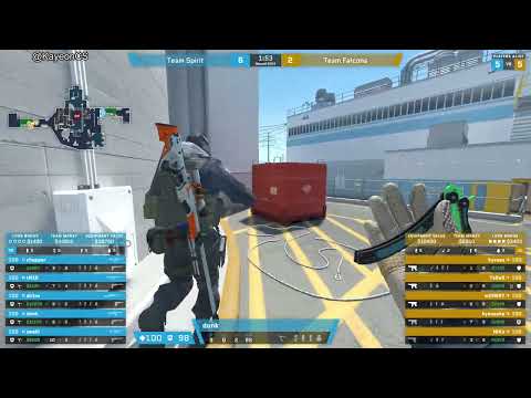 donk Demo ( 16-6 ) Spirit vs Falcons ( NUKE ) POV | StarLadder Budapest Major 2025