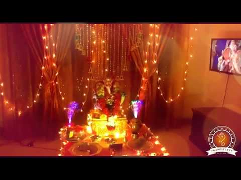 Yamini Upadhyay Home Ganpati Decoration Video