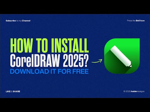How to Install CorelDRAW 2025 | Latest CorelDRAW | CDR Version 26 | How to Download CorelDRAW 2025