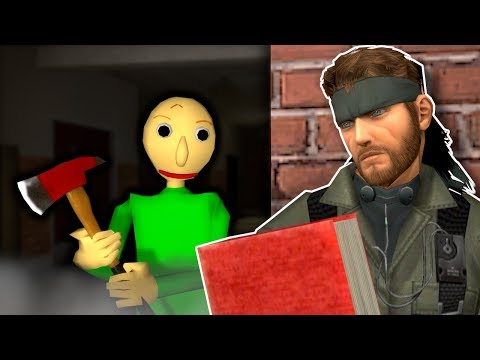 TRYING TO ESCAPE BALDI'S SCHOOL! - Garry's Mod Gameplay - Gmod Slasher