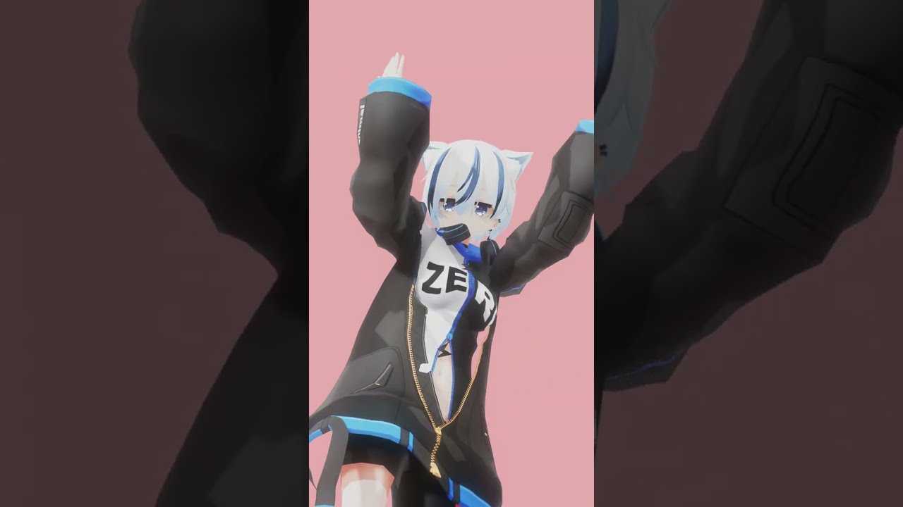 ヒアソビ / かめりあ 紡音れい cover【歌ってmixしてみた】#shorts　#MMD