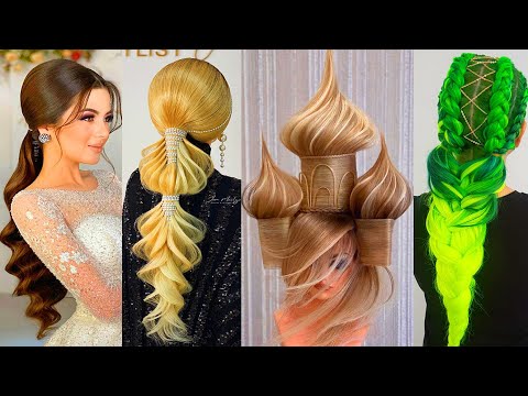 25 COOL HAIRSTYLES TO MAKE UNDER A MINUTE COMPILATION...