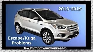 Ford Escape aka Kuga 3rd Gen 2013-2019 common problems, issues, defects, recalls and complaints