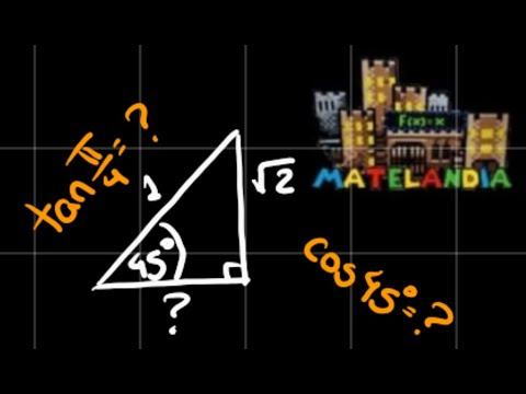 [3.1] Ángulos notables - Funciones para 45°