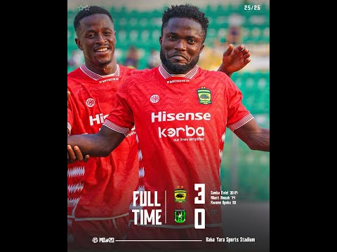 HIGHLIGHTS: ASANTE KOTOKO 3 - 0 BASAKE HOLY STARS. SAMBA ONEIL, ALBERT AMOAH AND KWAME POKU SHINE