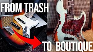 From trash to boutique! | Harley Benton JB-20 restoration!