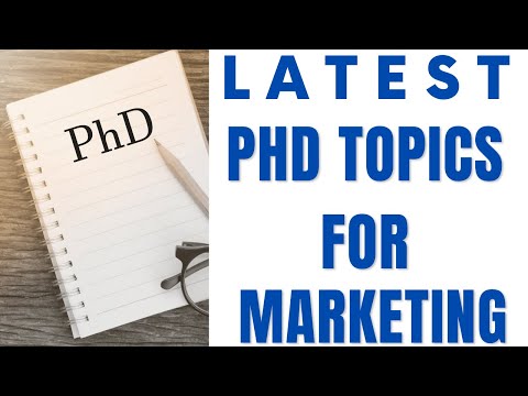 Phd Marketing Research Topics l Marketing Research Topics | Marketing Phd Topics