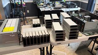 33 CMP 170 HX left, 2 AI server build progress with 20 CMP 170 HX cards. 