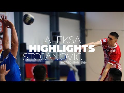 Aleksa Stojanovic - Left Back / RK Crvena Zvezda - Highlights HandBall