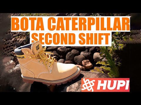 Bota Caterpillar Deplete Waterproof Masculina Marrom Escuro - HUPI