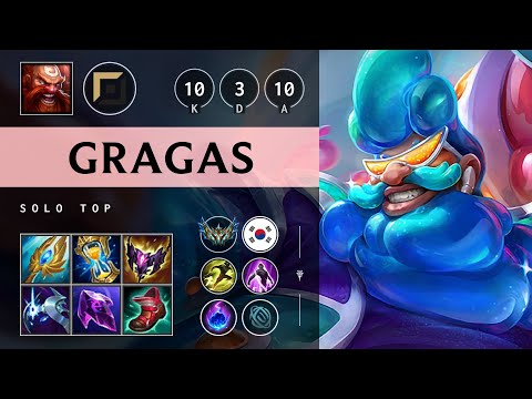 Gragas Top vs Jayce - KR Challenger Patch 25.06