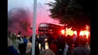 preview picture of video 'FC Twente sv 4 Ever Red Weerselo presentatie supportersbus'