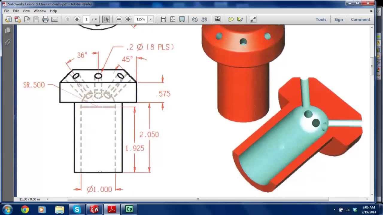 Solidworks Tutorial 5 Advanced Parts