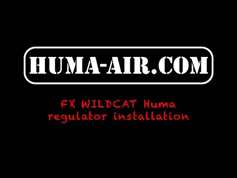 FX Wildcat Huma-Air regulator installation instructions