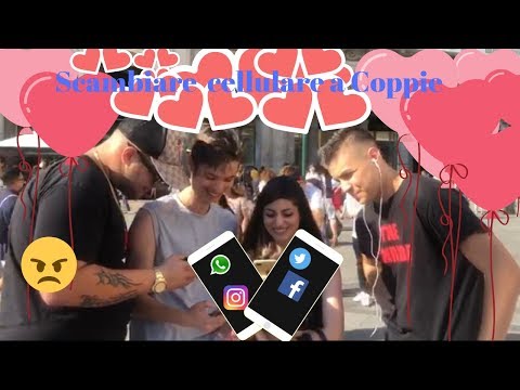 Scambiamo cellulari alle coppie in giro per Milano! Coppie onestee?#1