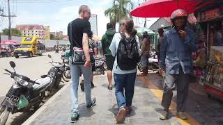 【タイーカンボジア】バンコク~シェムリアップ 国際バスにて陸路で入国 Enter Cambodia from Bangkok by international bus. 08.Aug.2023