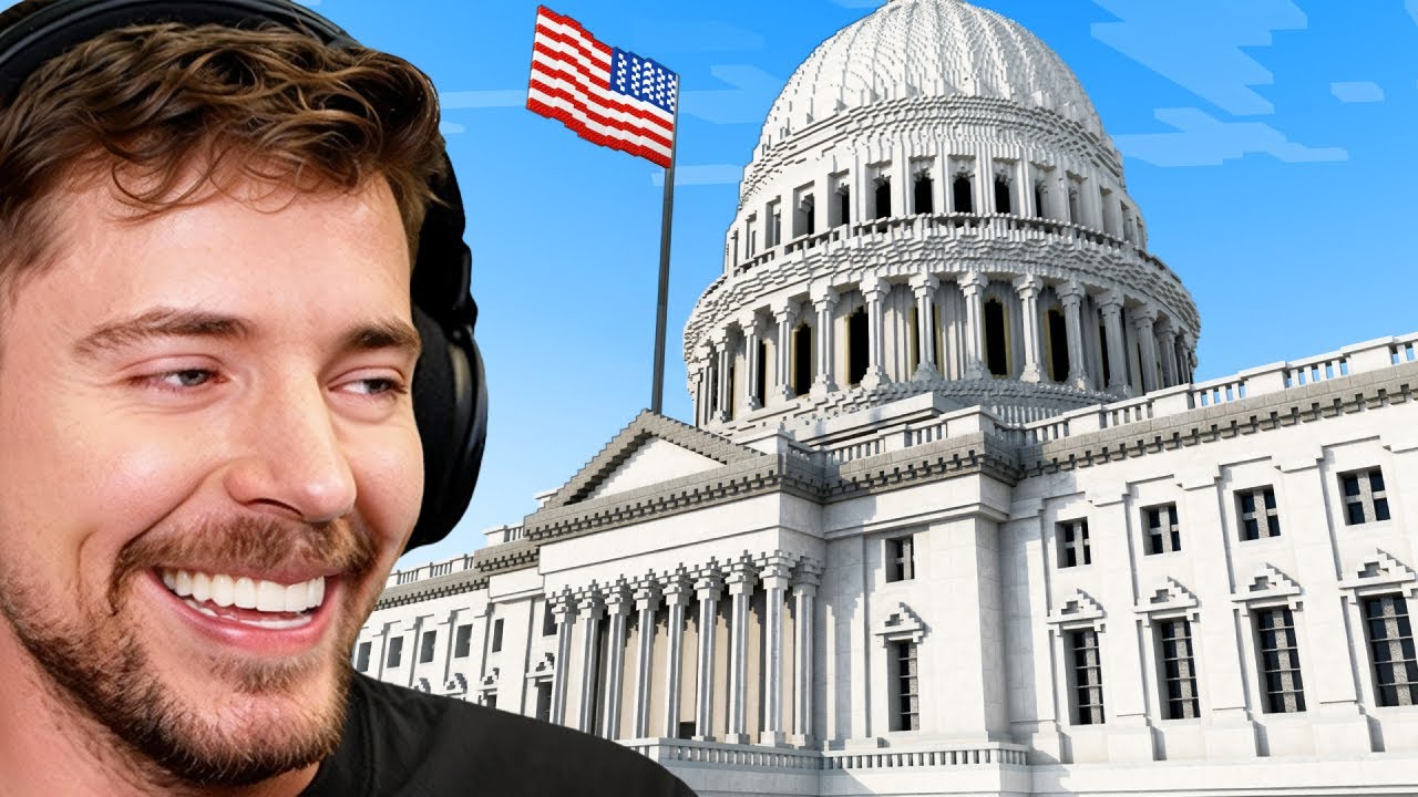 We Built America in Minecraft