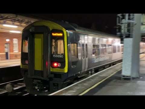 Class 159 + 158 Sprinter | 159005 + 159009 + 158890 | South Western Railway | Basingstoke | 22/01/22