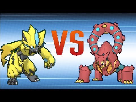 Pokemon Heatran & Volcanion vs Marshadow & Zeraora
